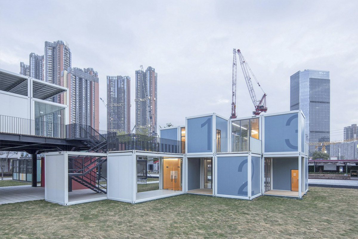 Container Smart Exhibition Hall - "Play and Learn Blocks" Modular Building