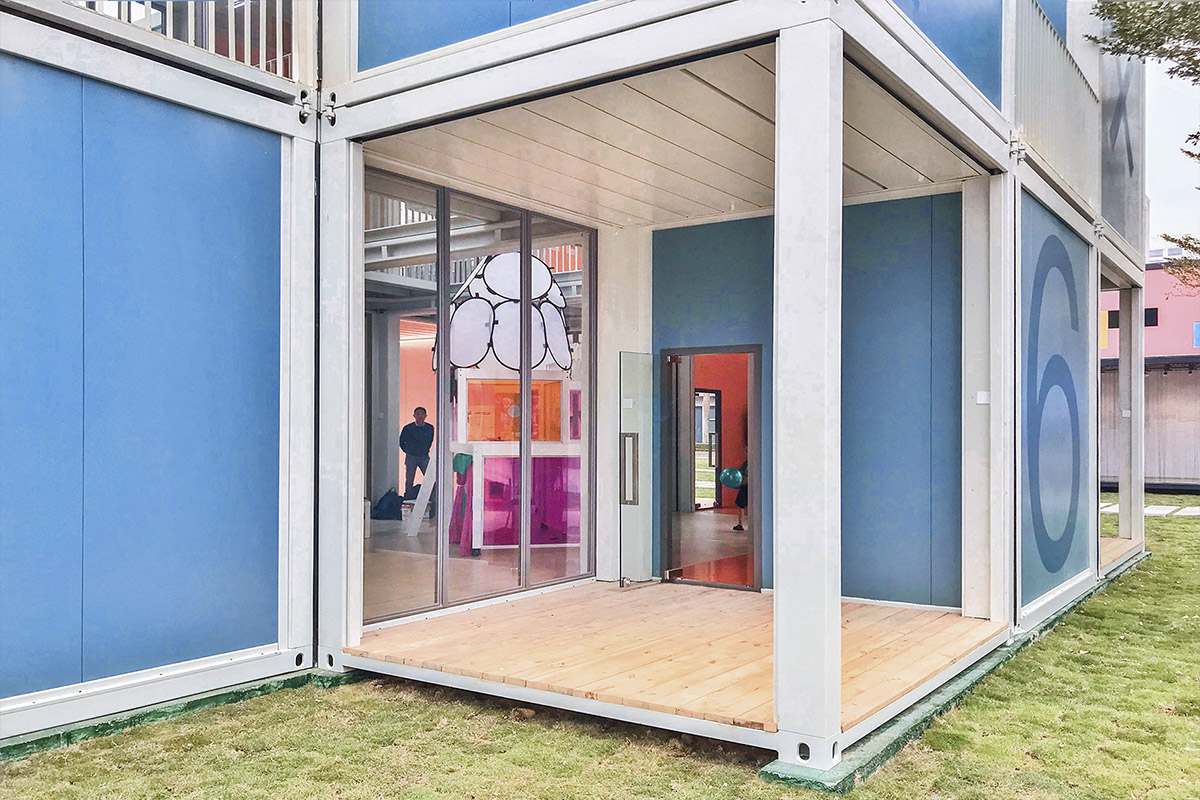 Container Smart Exhibition Hall - "Play and Learn Blocks" Modular Building