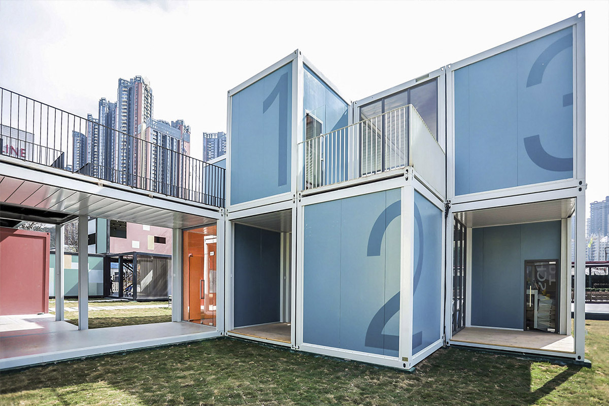 Container Smart Exhibition Hall - "Play and Learn Blocks" Modular Building