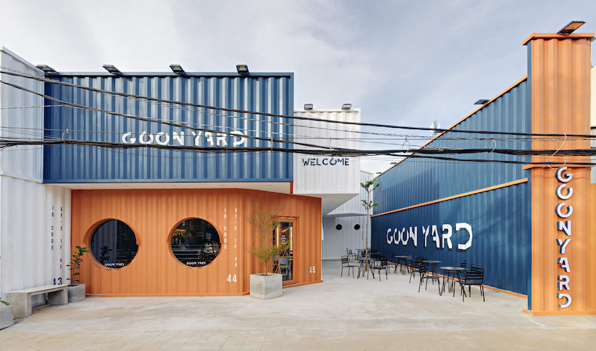 Maintain vibrant color tones! Goon Yard Container Cafe