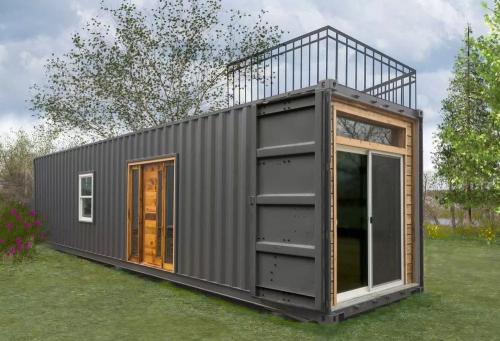 Waterproof treatment of container mobile house