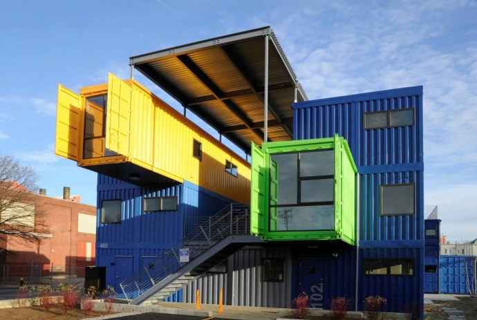 The container transformation design is so beautiful that it makes people want to find a con